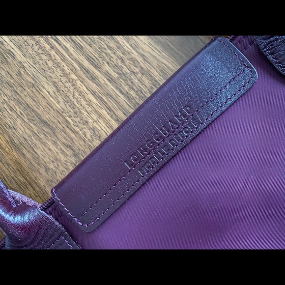 Longchamp Le Pliage shoulder bag medium, purple - Picture 8 of 8